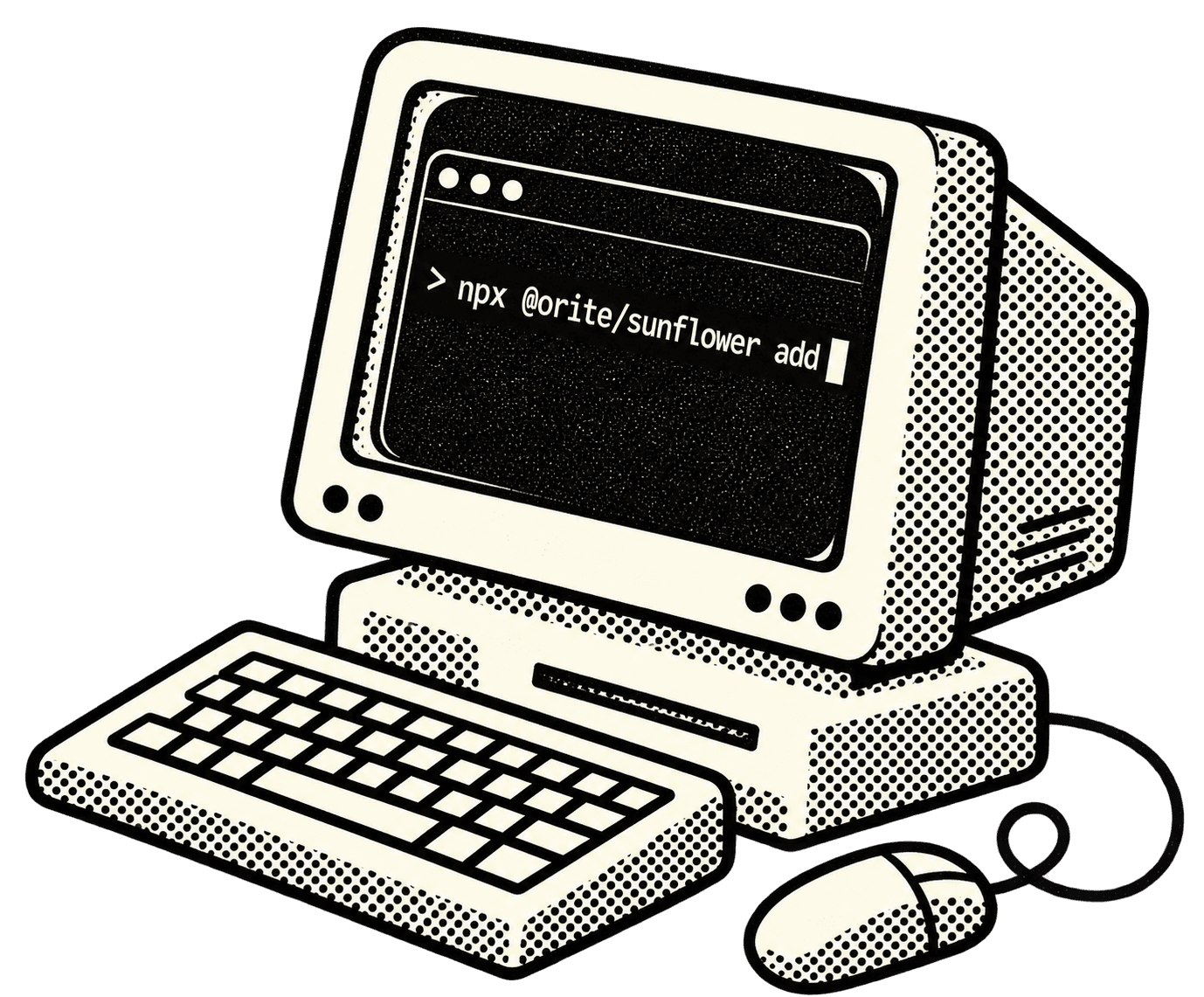 Sunflower Retro Computer