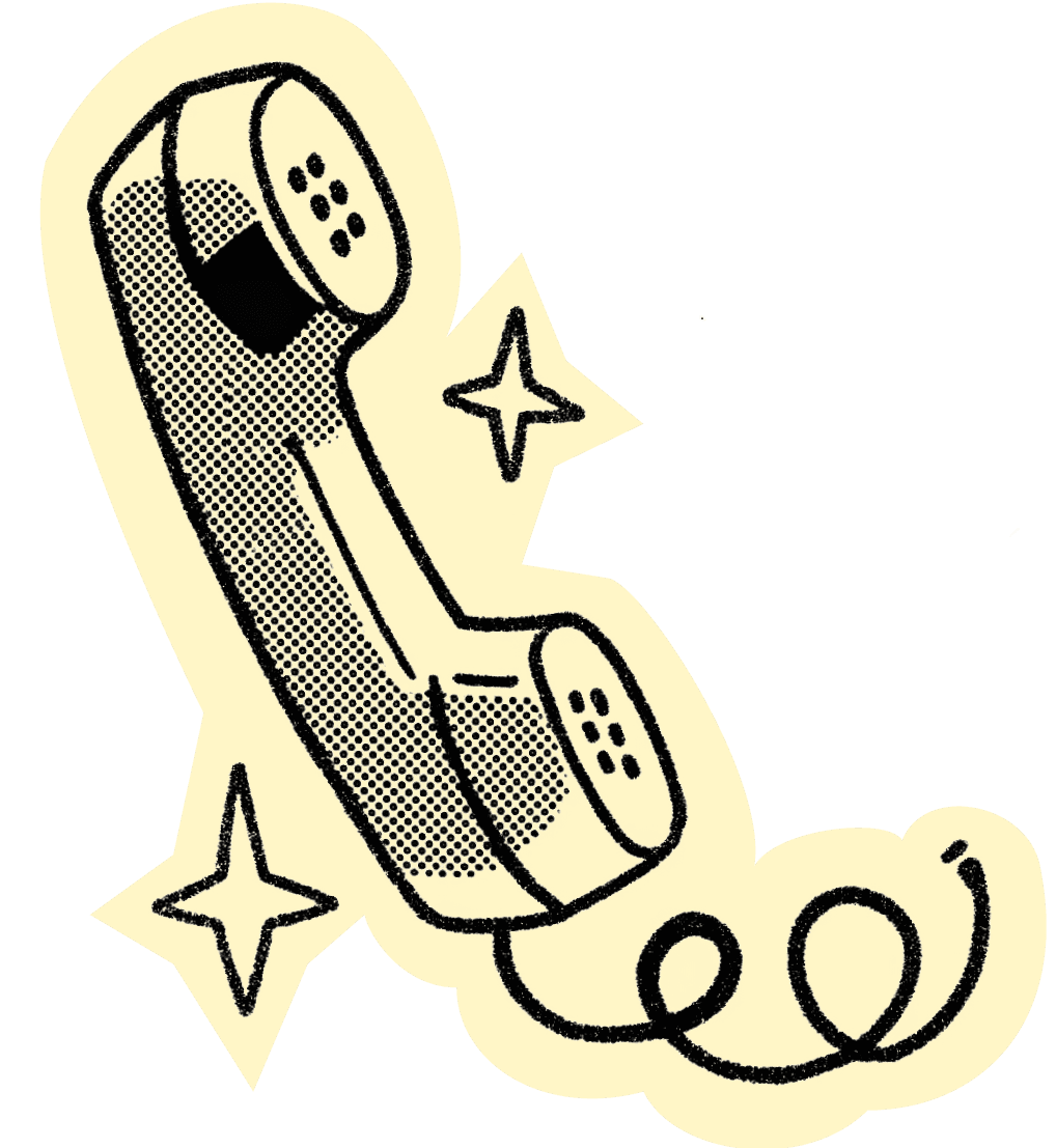 Phone Handset Illustration